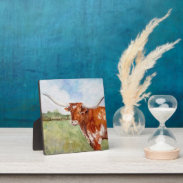 Placa Longhorn - Impressão de arte