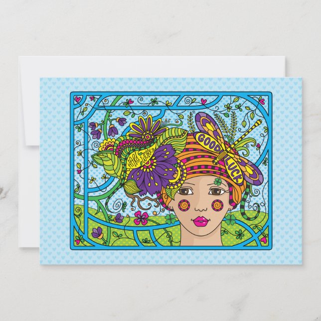 Placa Luck_Flat de 7"x5" (Frente)