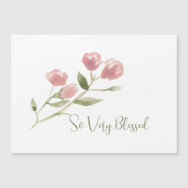 Placa magnética abençoada por aquarela