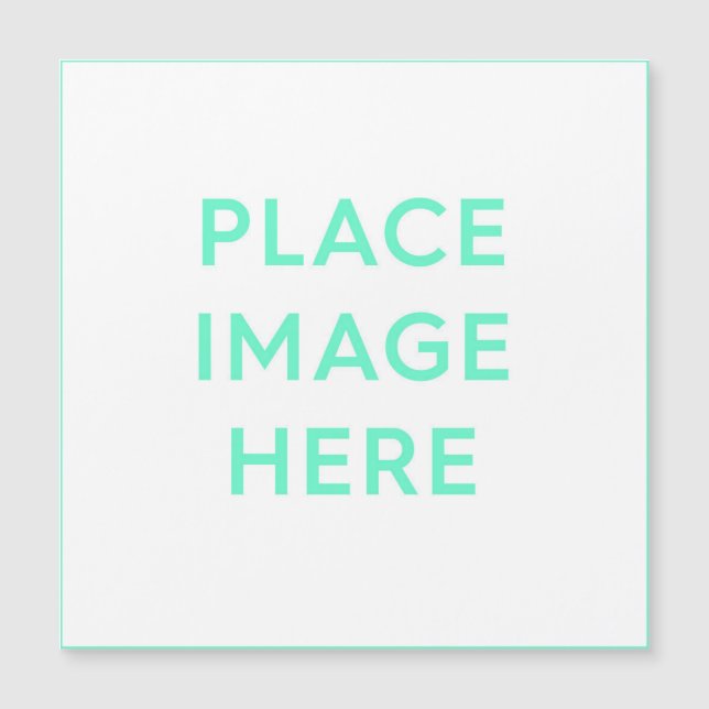 Placa magnética de 5,25" x 5,25" (Frente)