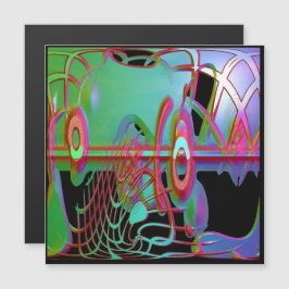 Placa magnética de alternância de abstrato