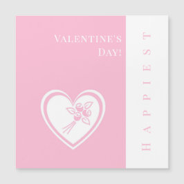 Placa magnética do Dia de os namorados mais feliz