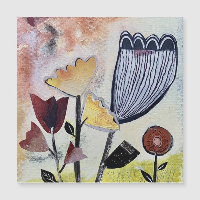 Placa Magnética Floral Fling 2 (Frente)