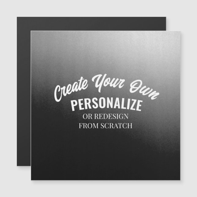 Placa magnética totalmente personalizada com desig (Frente/Verso)