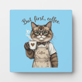 Placa Mas Primeiro, Gato Café