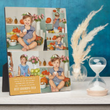 Melhor Avô Nunca | Colagem de Fotos em Bloco de Co