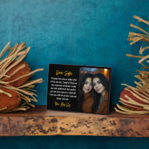 Melhor irmã Script Gift Para Colagem De Fotos Da I