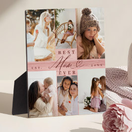 Placa Melhor Mãe Alguma Vez Da Família Fotográfica Colla