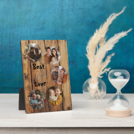 Placa melhor pai de sempre em madeira, vintage