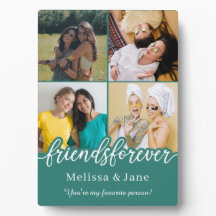 melhores amigos bonitos para sempre, colagem de 4 