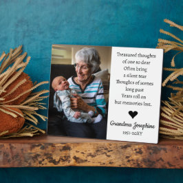 Placa Memória Personalizada Em Memória Foto