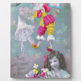 Placa Meu pequeno coração neste beijo 2