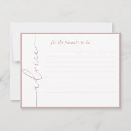 Placa mínima moderna para conselho do Chá de frald