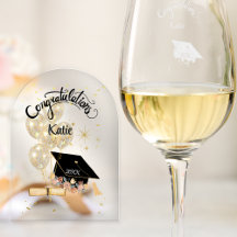 Placa Moderna de Comemoração de Graduação