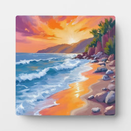 Placa Napili Bay Sunset Maui Hawaii Pintura