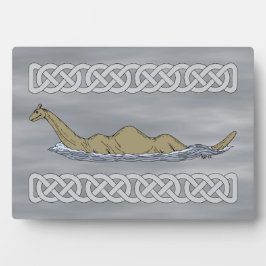 Placa Nessie, o monstro do Ness Loch