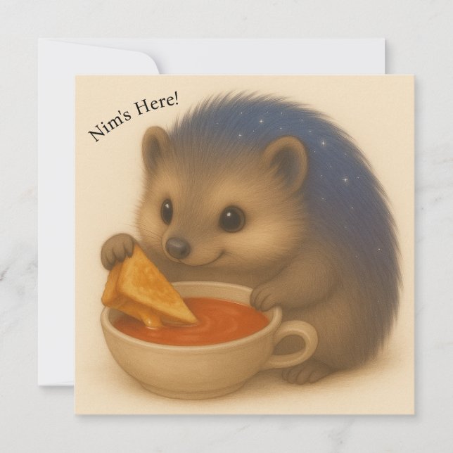 Placa Nim Nibbles Personalizável Série de Conforto (Frente)