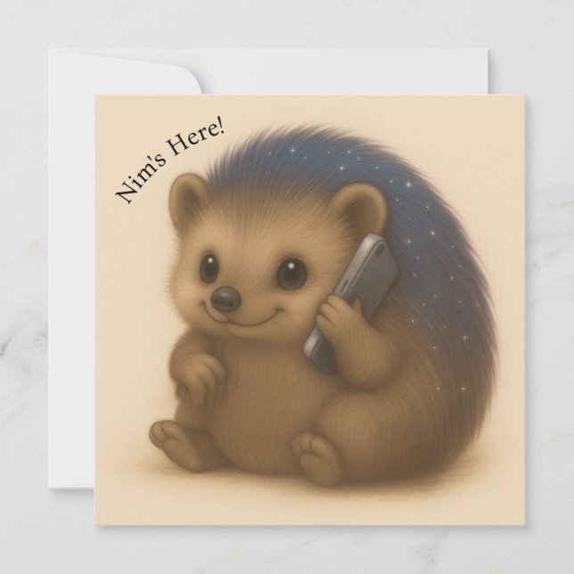 Placa Nim Phones Personalizável Série de Conforto (Frente)