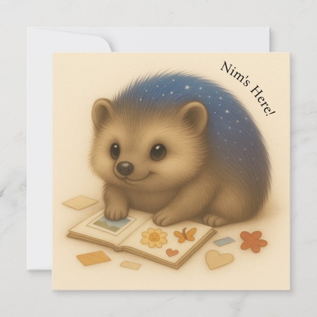 Placa Nim Scrapbooks Personalizável Série Conforto (Frente)