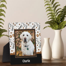 Placa Nome Personalizado dos Ossos do Latido Cachorro