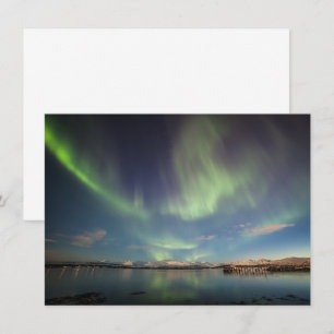 Placa Norte Luzes Noruega