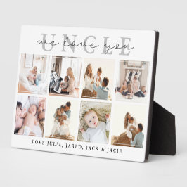 Placa Nós Te Amo, Tio Plaque