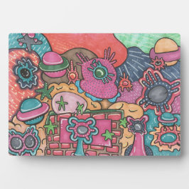 Placa O sistema de porta