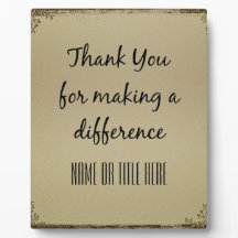 Obrigado pela diferença de Fazer