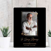 Ouro Negro Funeral Ramificações Fotografia Lembrar