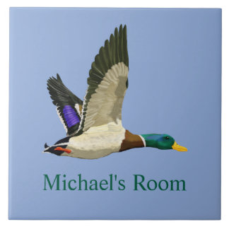 Placa para Quarto de Pato-real