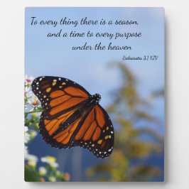 Placa Para tudo que há há uma estação