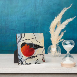 Placa Pássaro vermelho