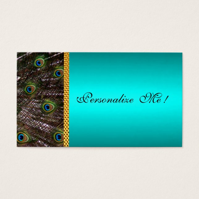 Placa Peacock Elegante Salvar a Data Mint Verde Le (Frente)