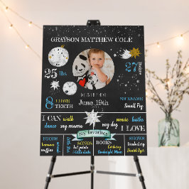 Placa Personalizada de Estatísticas de Aniversário