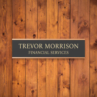Placa Personalizada Profissional para Porta de Esc