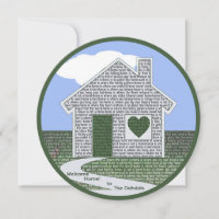 Placa personalizada redonda inspiracional