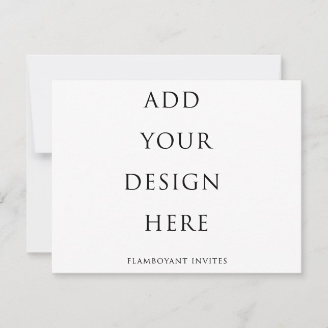 Placa/placa de gabinete RSVP de 5,5 pol x4,25 pol (Frente)