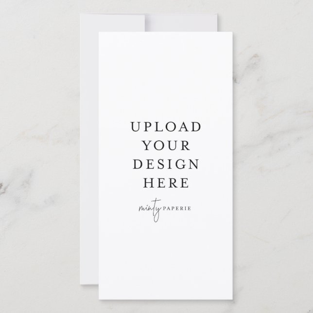 Placa plana de 4" x 8" - Retrato (Frente)