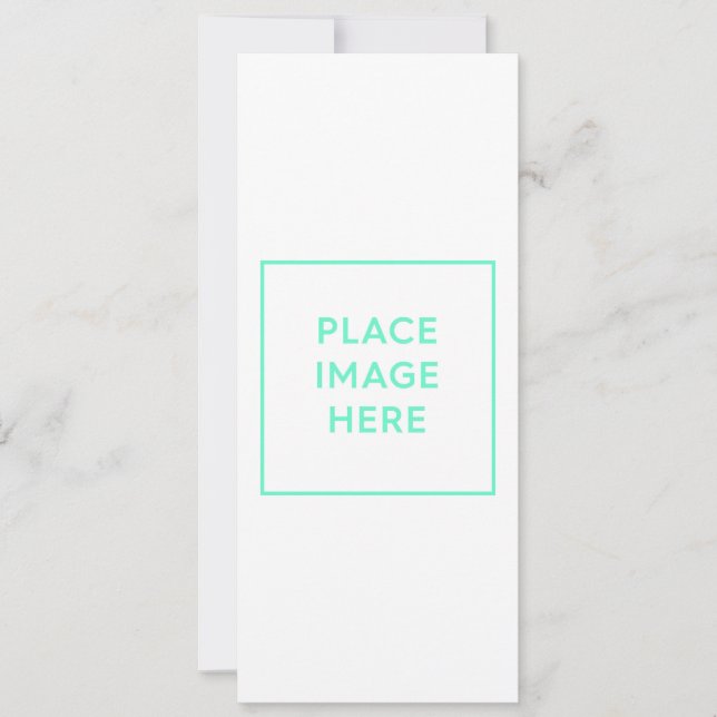 Placa plana de 4" x 9,25" (Frente)