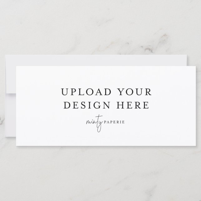 Placa plana de 4" x 9" - Paisagem (Frente)