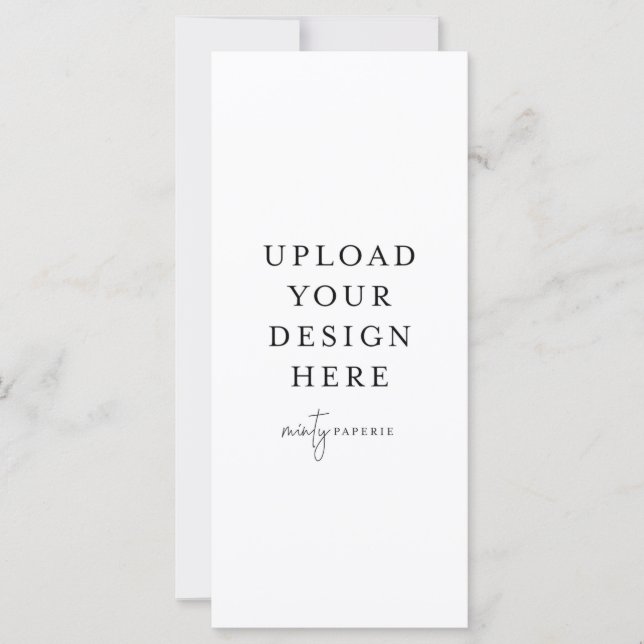 Placa plana de 4" x 9" - Retrato (Frente)