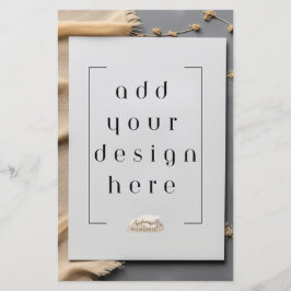 Placa plana de 5,5" x 8,5"