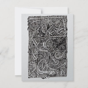 Placa plana de desenho de tinta (prata)