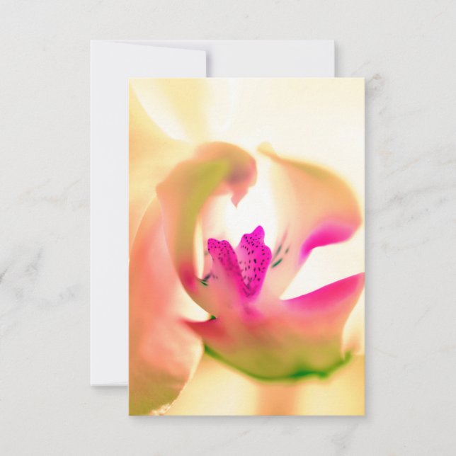 Placa plana de Design de orquídea suave (Frente)