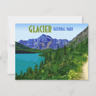 Placa Plana de Montana do Glacier National Park