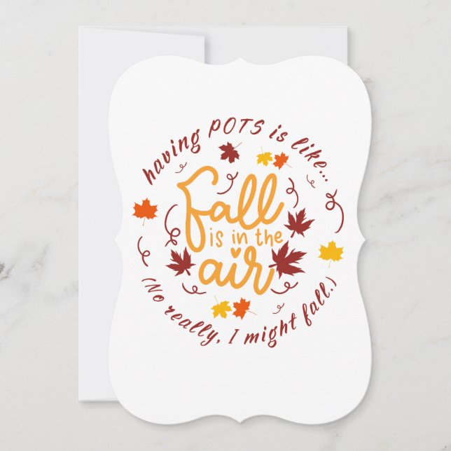 Placa plana de tema de queda de potes (Frente)