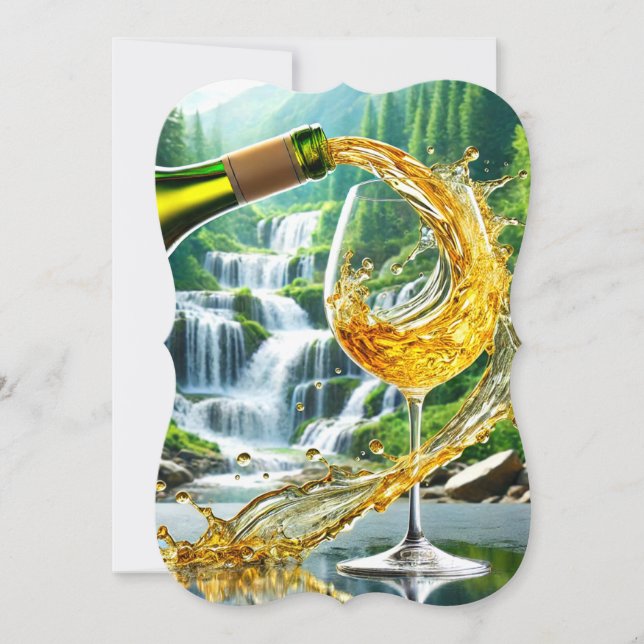 Placa plana Design de vinho (Frente)