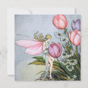 Placa plana Ilustração de Tulipas de Leite