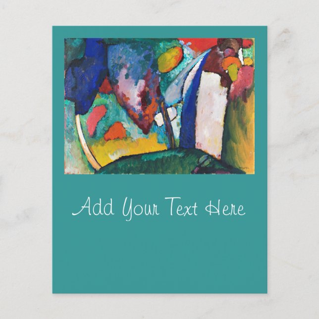 PLACA PLANA: KANDINSKY: A QUEDA DE ÁGUA (Frente)