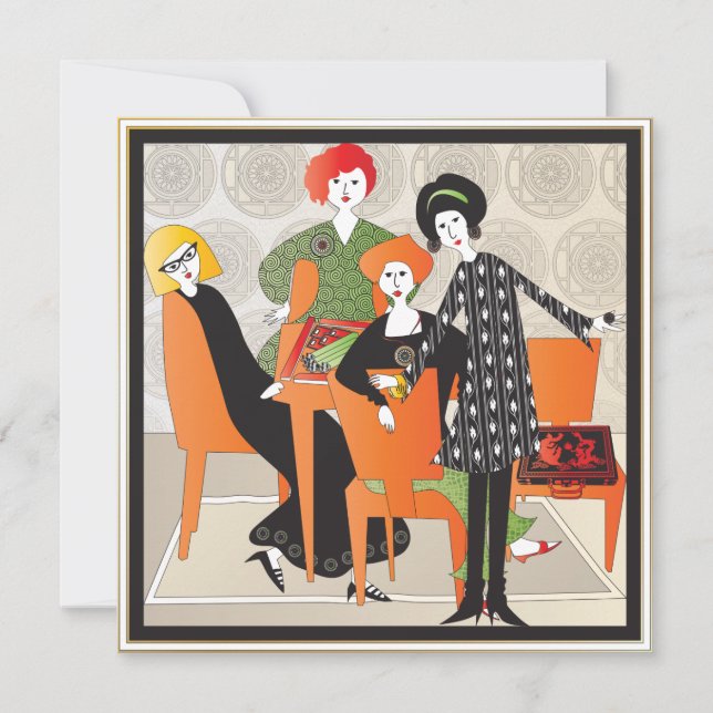 Placa Plana Mah Jongg Game (Frente)